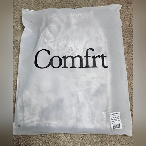 NWT Comfrt Oversized Camo Sweatpants In Silver Birch Small - Picture 5 of 8